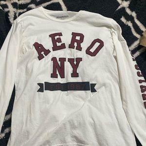 Worn once white Aeropostale long sleeve